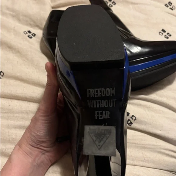 Patent leather platform toe Trinity Zion Fluevog Shoes- Stunning! Worn twice? - Picture 7 of 14